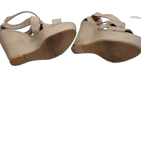 Chinese Laundry Sandal Shoes with Back Zipper and 5" Heel Shoes Size 8 - Picture 5 of 7